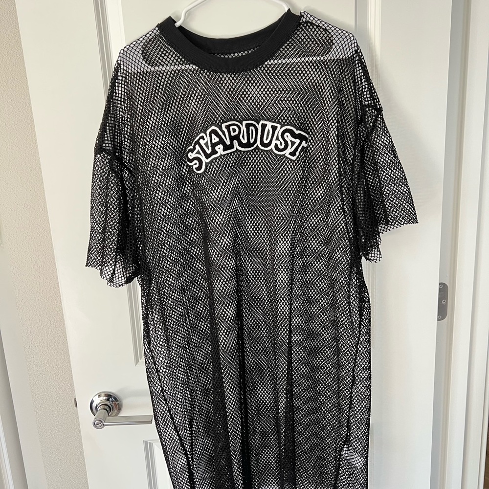 NWOT Mesh T-Shirt Dress